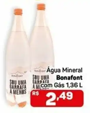 Compre Bem Agua Mineral Bonafont com gas 1.36L oferta