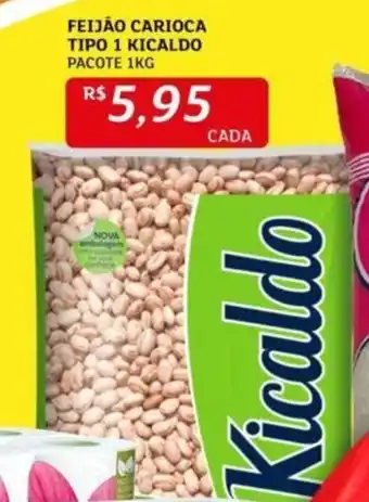 Assaí Atacadista FEIJÃO CARIOCA TIPO 1 KICALDO PACOTE 1KG oferta