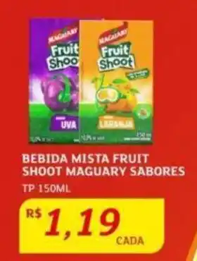 Assaí Atacadista BEBIDA MISTA FRUIT SHOOT MAGUARY SABORES TP 150ML oferta