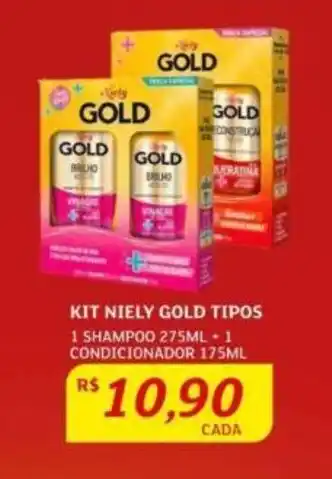 Assaí Atacadista KIT NIELY GOLD TIPOS 1 SHAMPOO 275ML +1 CONDICIONADOR 175ML oferta