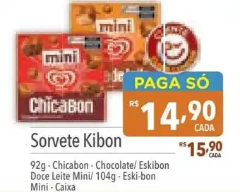 Supermercados Condor Sorvete Kibon oferta