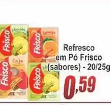 Refresco Em Pó Frisco 20/25g
