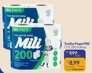 Superpão Mili - toalha papel oferta