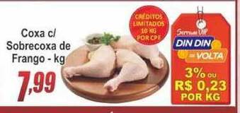 Serrano Supermercado Coxa C- Sobrecoxa De Frango 1kg oferta