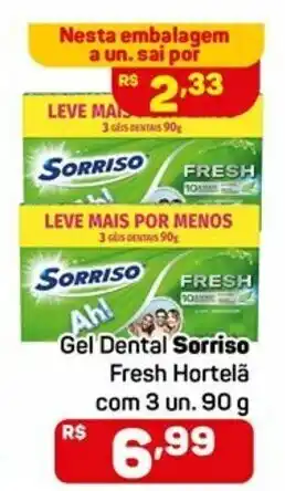 Compre Bem Gel Dental Sorriso Fresh 90g oferta