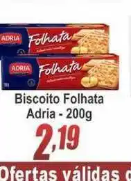 Serrano Supermercado Biscoito Folhata Adria 200g oferta