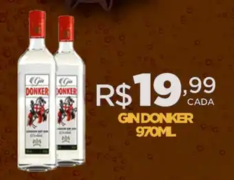 DB Supermercados GIN DONKER 970ML oferta