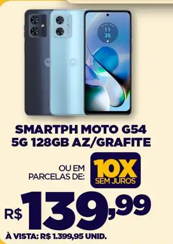 DB Supermercados SMARTPH MOTO G54 5G 128GB AZ/GRAFITE oferta