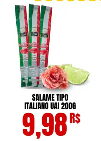 Mercadão Atacadista SALAME TIPO ITALIANO UAI 200G oferta