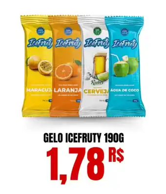 Mercadão Atacadista GELO ICEFRUTY 190G oferta