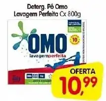 Cercadão Deterg. Pó Omo Lavagem Perfeita Cx 800g oferta