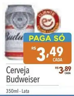 Supermercados Condor Cerveja Budweiser 350ml - Lata oferta