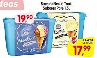 Cercadão Sorvete Nestlé Trad. Sabores Pote 1,5L oferta