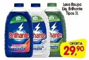 Cercadão Lava Roupa Liq. Brilhante Tipos 3L oferta