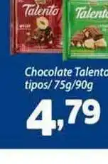 Chocolate Talento Tipos 75g/90g