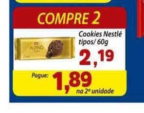 Confiança Supermercados Cookies Nestlé Tipos 60g oferta