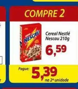 Confiança Supermercados Cereal Nestlé Nescau 210g oferta