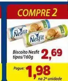 Confiança Supermercados Biscoito Nesfit Tipos 160g oferta