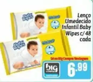 Lenco Umedecido Infantil Baby Wipes c/48 cada