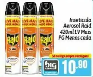 Inseticida Aerosol Raid 420ml Lv Mais Pg Menos cada