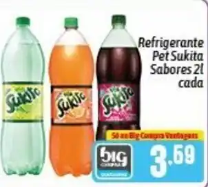 Supermercados Big Compra Refrigerante Pet Sukita Sabores 2L cada oferta