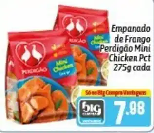 Supermercados Big Compra Empanado de Frango Perdigao Mini Chicken pct 275g cada oferta