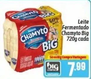 Supermercados Big Compra Leite Fermentado Chamyto Big 720g cada oferta