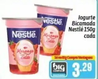 Supermercados Big Compra Iogurte Bicamada Nestle 150g cada oferta