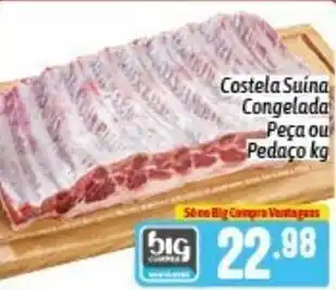 Supermercados Big Compra Costela Suina Congelada peca ou pedaco 1kg oferta
