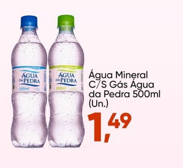 Água com Gás Água da Pedra 500ml