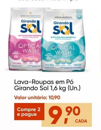 Imec Supermercados Lava-roupas em po Girando Sol 1.6kg oferta