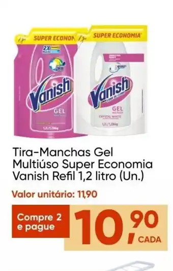 Imec Supermercados Tira-manchas Gel Multiuso Super Economia Vanish Refil 1.2L oferta