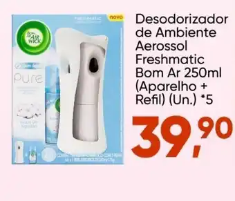Imec Supermercados Desodorizador de Ambiebte Aerossol Freshmatic Bom Ar 250ml oferta