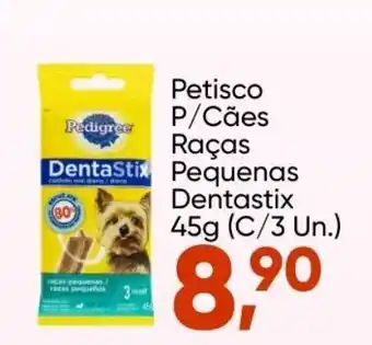 Petisco p/ caes racas Pequenas Denstastix 45g c/3