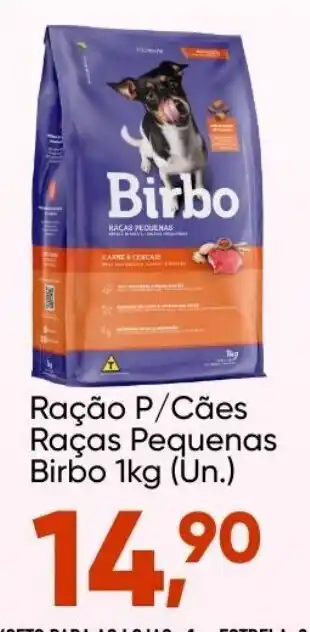 Racao p/ Caes Racas Pequenas Birbo 1kg