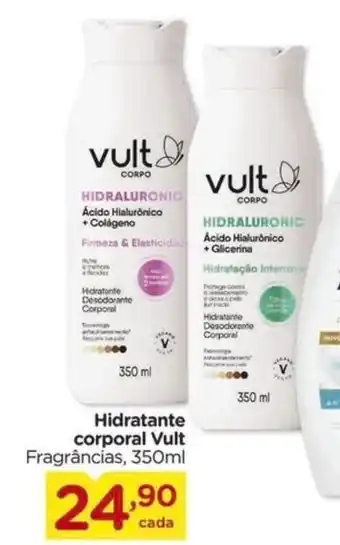 Hidratante corporal Vult Fragrâncias, 350ml