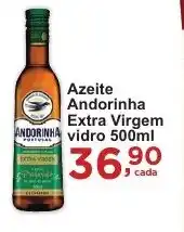 Rossi Supermercado Azeite Andorinha Extra Virgem vidro 500ml oferta