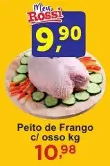 Rossi Supermercado Peito de Frango c/ osso kg oferta