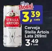 Rossi Supermercado Cerveja Stella Artois Lata 269ml oferta