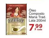 Rossi Supermercado Óleo Composto Maria Trad. lata 200ml oferta