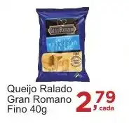 Rossi Supermercado Queijo Ralado Gran Romano Fino 40g oferta