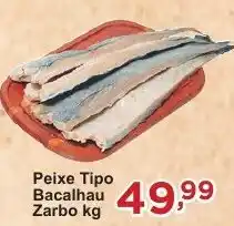 Rossi Supermercado Peixe Tipo Bacalhau Zarbo kg oferta