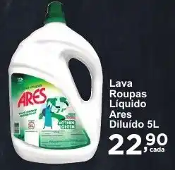 Rossi Supermercado Lava Roupas Líquido Ares Diluído 5L oferta