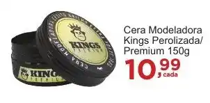 Cera Modeladora Kings Perolizada/ Premium 150g