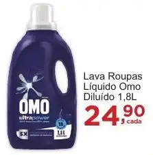 Rossi Supermercado Lava Roupas Líquido Omo Diluído 1,8L oferta