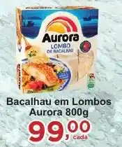 Rossi Supermercado Bacalhau em Lombos Aurora 800g oferta