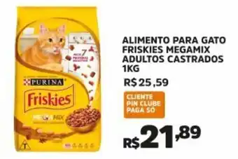 Alimento Para Gato Friskies Megamix Adultos Castrados 1kg