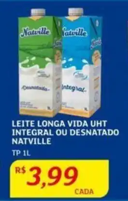 Assaí Atacadista LEITE LONGA VIDA UHT INTEGRAL OU DESNATADO TP 1L oferta