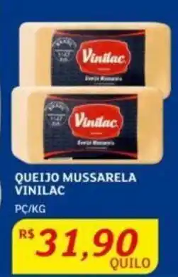 Assaí Atacadista QUEIJO MUSSARELA VINILAC PC/KG oferta