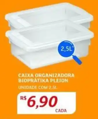 Assaí Atacadista CAIXA ORGANIZADORA BIOPRATIKA PLEION UNIDADE COM 2,L oferta
